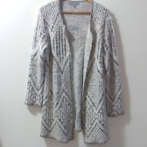 Absolutely Famous Fuzzy XL Sweater Cardigan